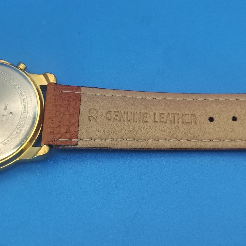 Vintage 1994 Timex Roman Dial 37mm Mens‎ Quartz Dress Watch Restored *No Indiglo - Picture 12 of 12